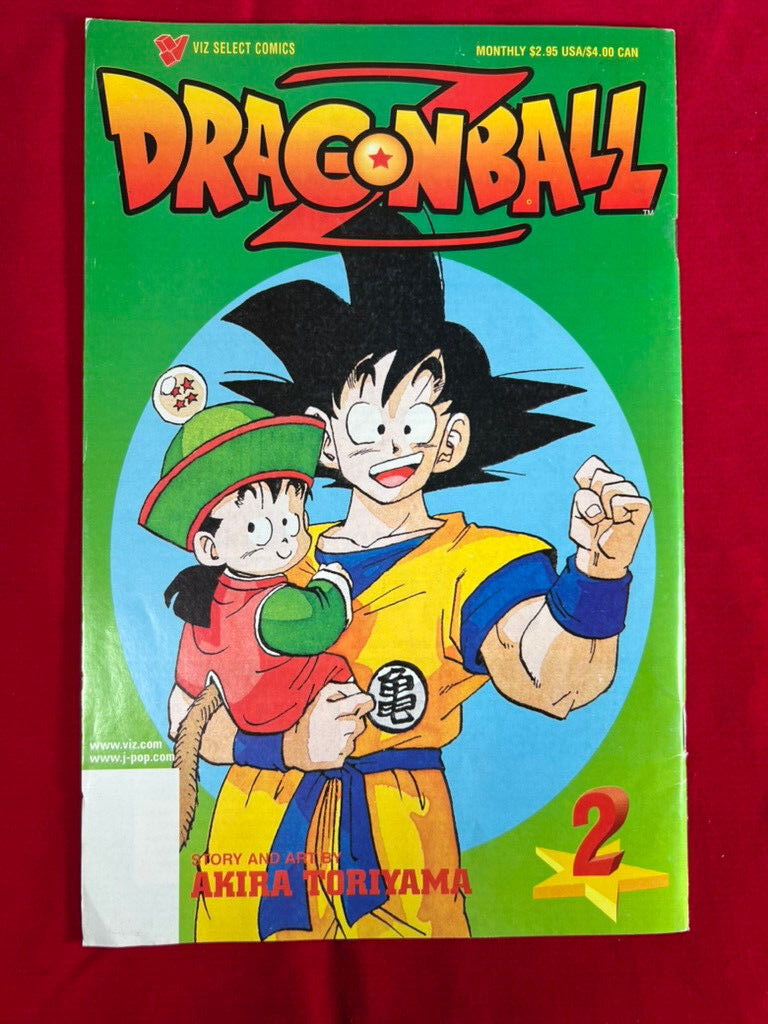 Dragonball Z #2 (Viz 1999) 6th Print. Clean interior. Hard to Find