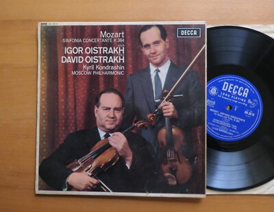 BR 8519 Mozart Sinfonia Concertante David & Igor Oistrakh Decca 10'' EXCELLENT