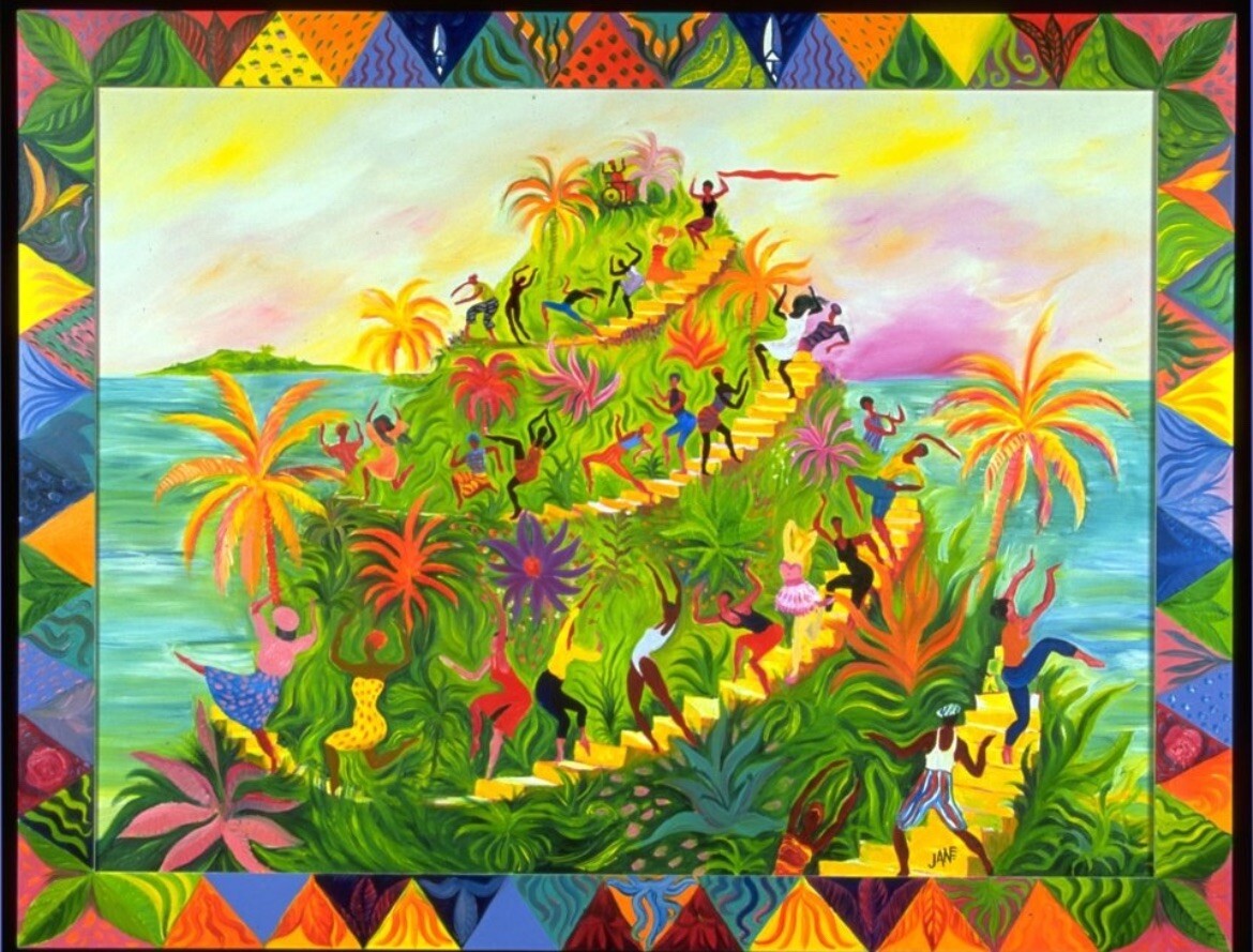 Framed Art Poster 26 X 21 Jane Evershed ”The Sisterist Twist” | eBay