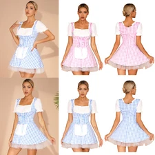Sexy Women Lingerie Maid Waitress Servant Cosplay Costume Dress Apron Uniform
