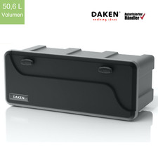 Produktbild - Deichselbox Daken Blackit L 750x300x355mm Werkzeugkasten Anhänger Staukiste Box