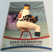 Sean Gilmartin Team USA #PP36 Autographed Baseball Card 