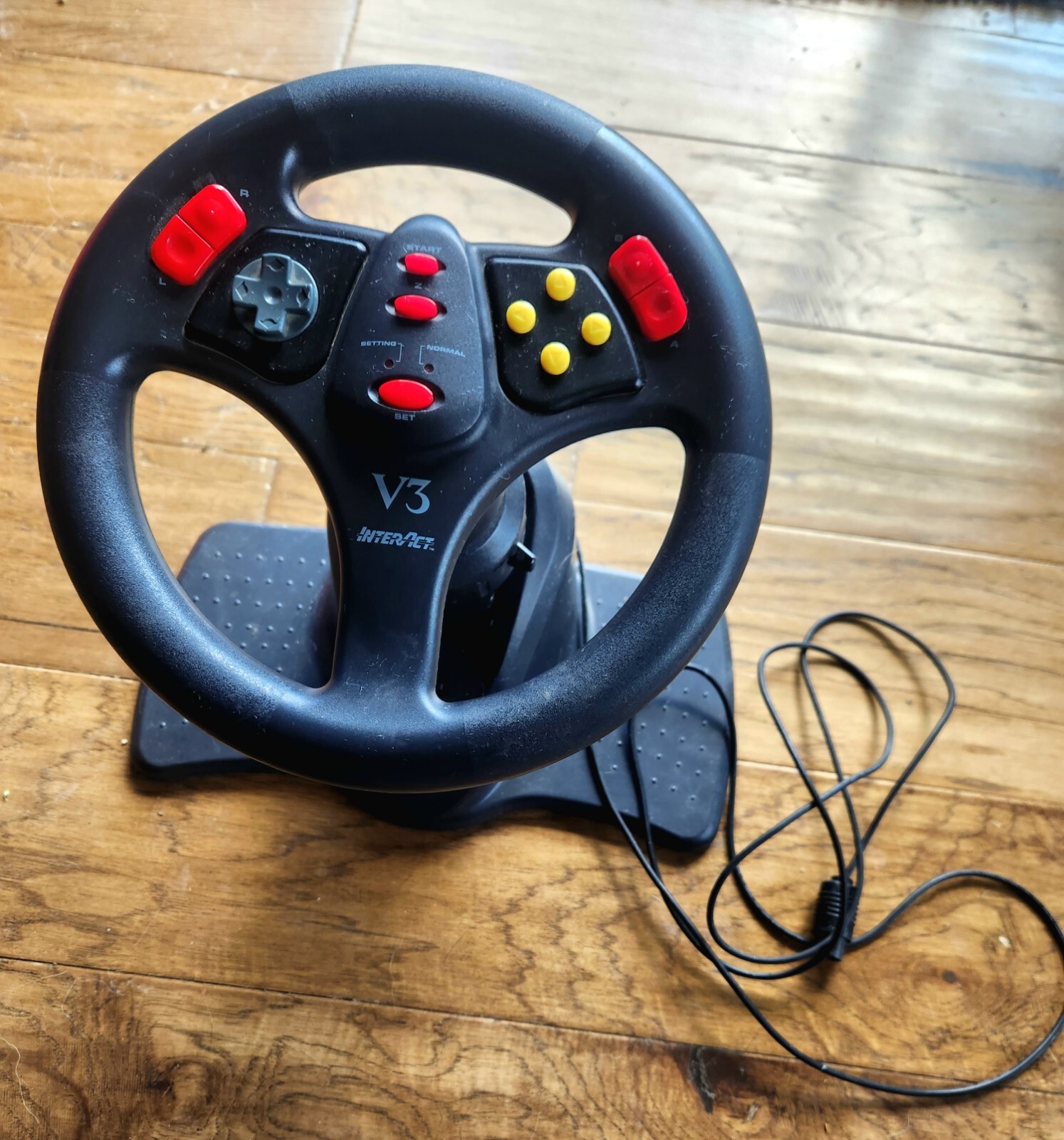 V3 Interact racing/driving/steering wheel n64 Accessory eBay
