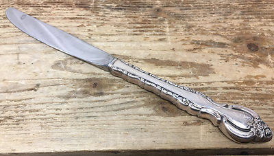 1 Modern Hollow Dinner Knife Countess Silverplate International Deep Silver 1969