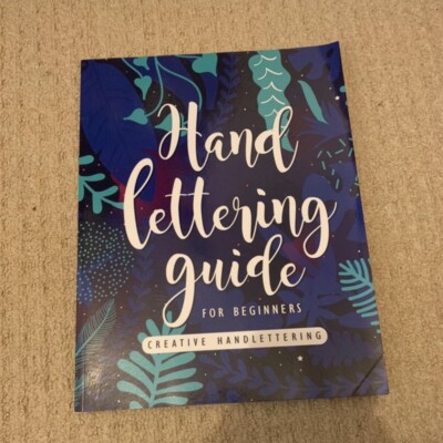 Hand Lettering Guide for Beginners Interactive book Calligraphy Handlettering