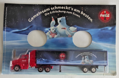 Coca-Cola-Truck mit Auflieger ''Gemeinsam schmeckt`s am besten'' in ungeöffn. OVP