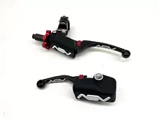 ASV F4 Clutch & Brake Lever PRO Pack Black Honda CR CRF 85 125R 125F 230F 250F