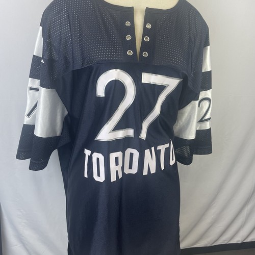 PINK Victoria Secret Womens University of Toronto Blue & White Jersey Size Large - Picture 2 of 8