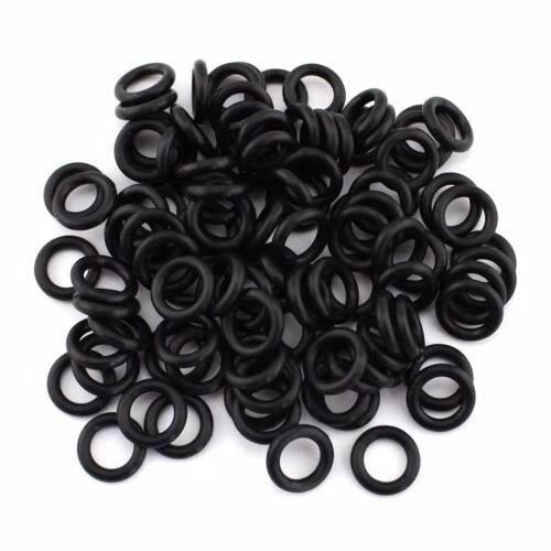 New 100pcs Silicone Tattoo Orings O-rings for Machine Gun Needle Black - product listing photo