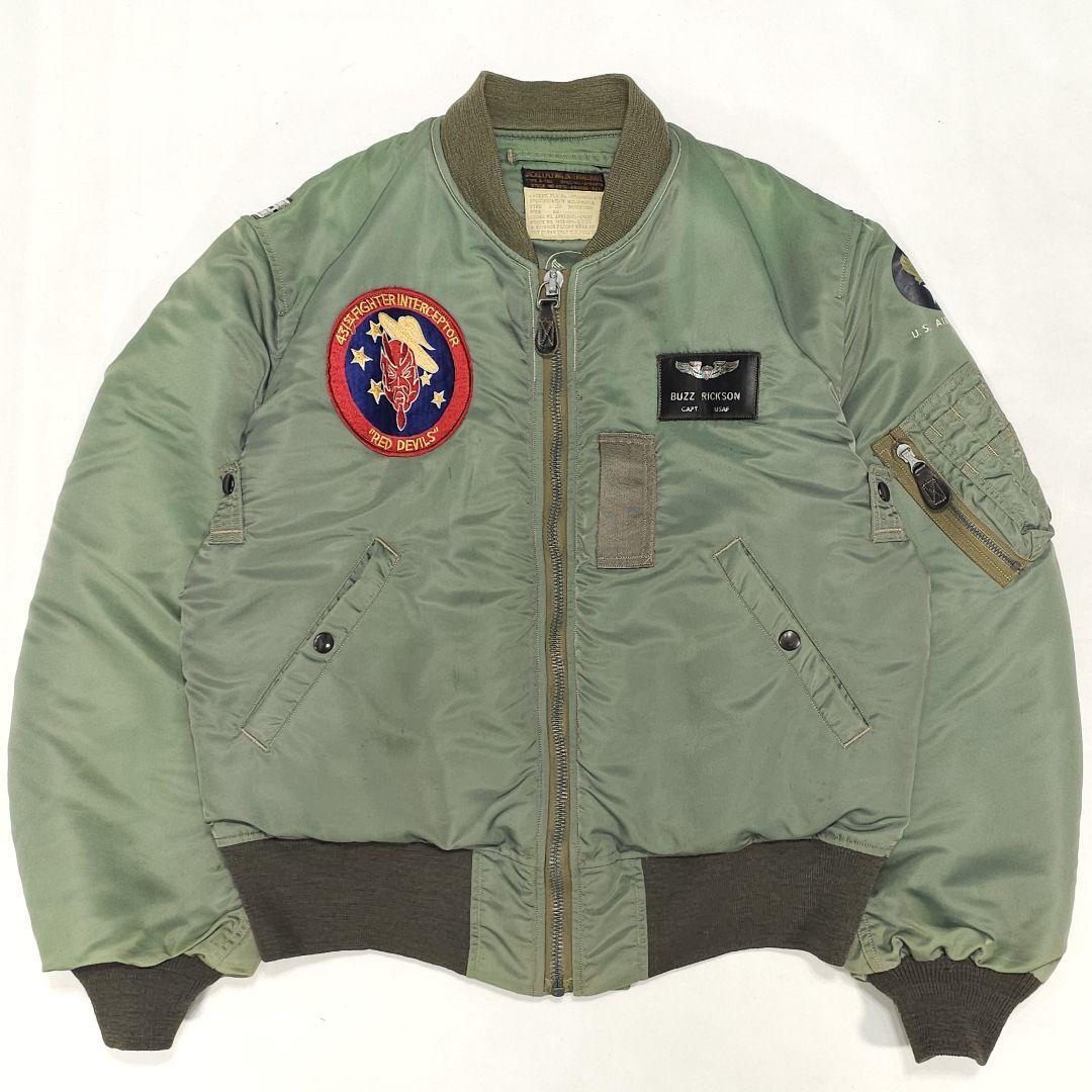 ジャケット・アウター Buzz ricksons B-15D mod size:38 Buzz Rickson's B-15D MOD Flight Jacket, Size40, Squadron, M13409