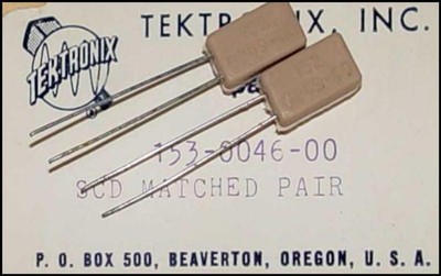 Tektronix 153-0046-00 1 PAIR Matched Diodes NOS 