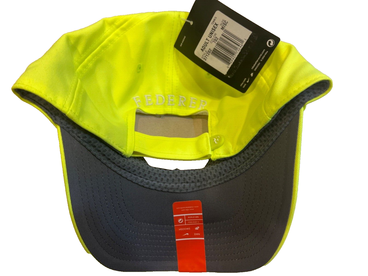 NEW! 2014 NIKE Men's RF Roger Federer Legacy91 Tennis Hat-Volt