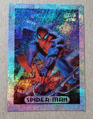 1994 Marvel Masterpieces Holofoil Spider-Man #8 Insert Card | eBay
