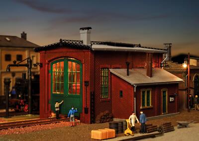 Locomotive Shed, Single Track HO Gauge Vollmer kit 45750