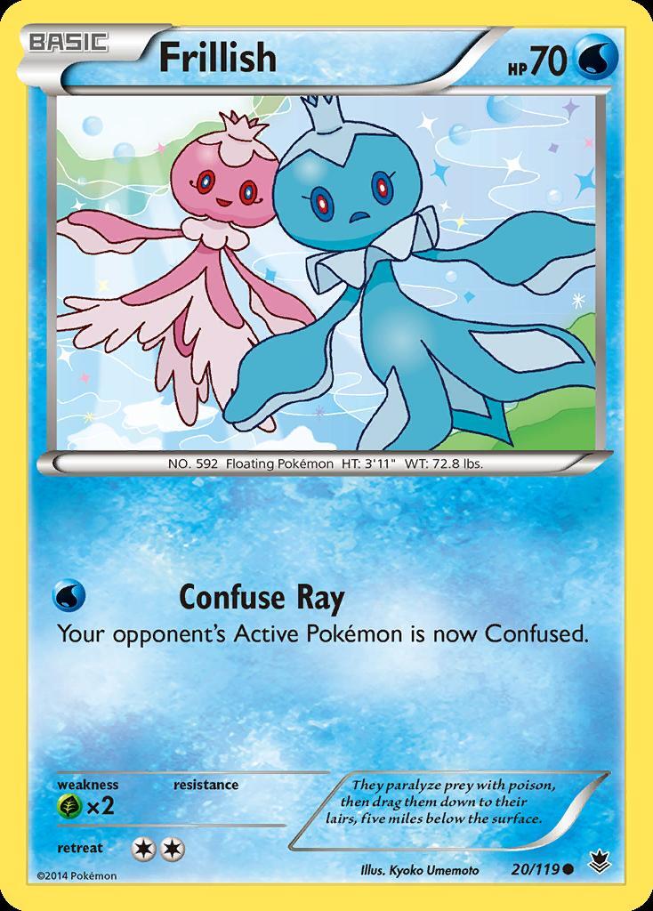 Pokemon Frillish (20/122) Phantom Forces LP
