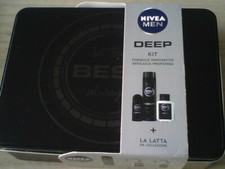 confezione regalo Nivea uomo + 2 Nivea creme + deo Dove