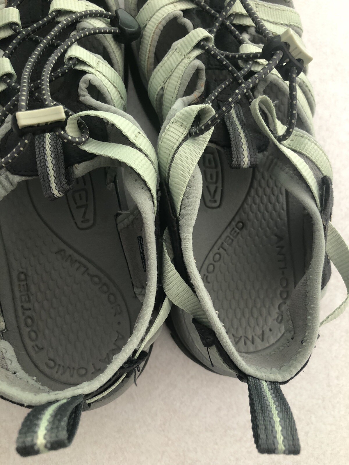 Scarpe sandalo KEEN donna Whisper sport escursionismo passeggio verde chiaro taglia 10