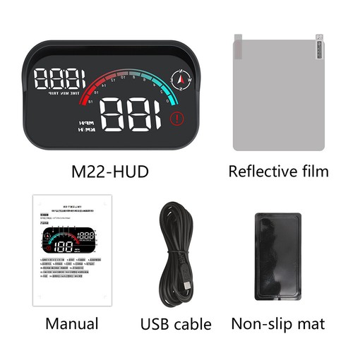 Speedometer GPS HUD On-board Computer Gadgets Intelligent Time Compass For Cars - Picture 6 of 18