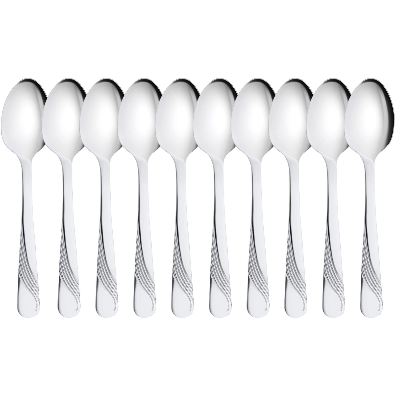 GRÄWE Kaffeelöffel-Set 60 Stück Edelstahl Serie RÜGEN, Teelöffel