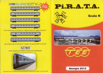 catalog PIRATE TEE Novegro 2013 HO Scale Pi.R.A.T.A.                   IT aa