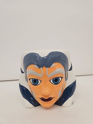 Star Wars Ahsoka Tano Face 3D Ceramic Coffee Tea Mug 20 fl oz