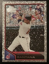 2011 Topps Lineage Diamond Anniversary Refractor Platinum #70 Carlos Santana Ind