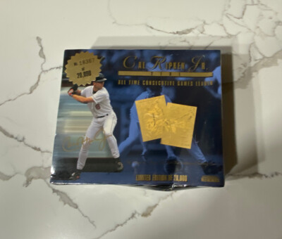 Cal Ripken Jr 24Kt Gold Foil Limited Edition Card 2131 Bleachers Set  18367/20000