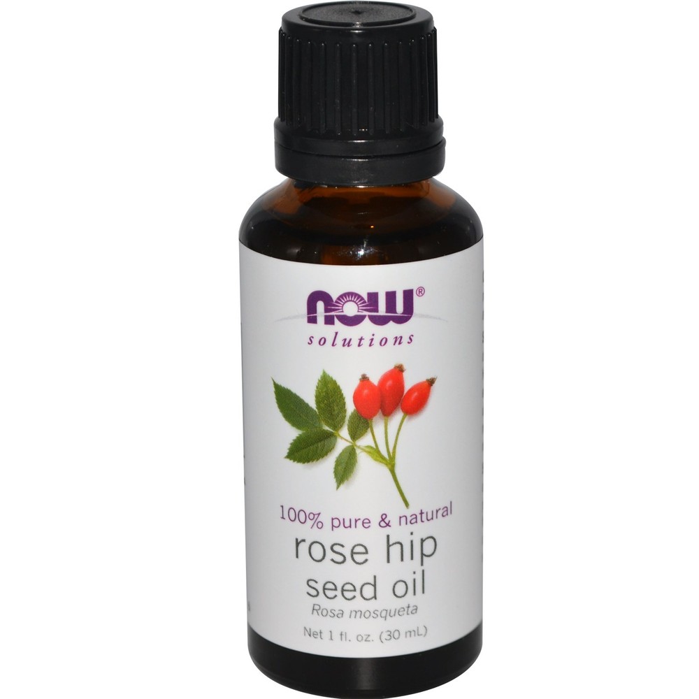 Rose Hip Seed Oil (100% Pure), 1 oz - NOW Foods Topical Oils