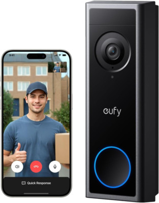 Video Doorbell C30, Battery Powered, 2K FHD, 16:9 Expanded View, Easy Installati