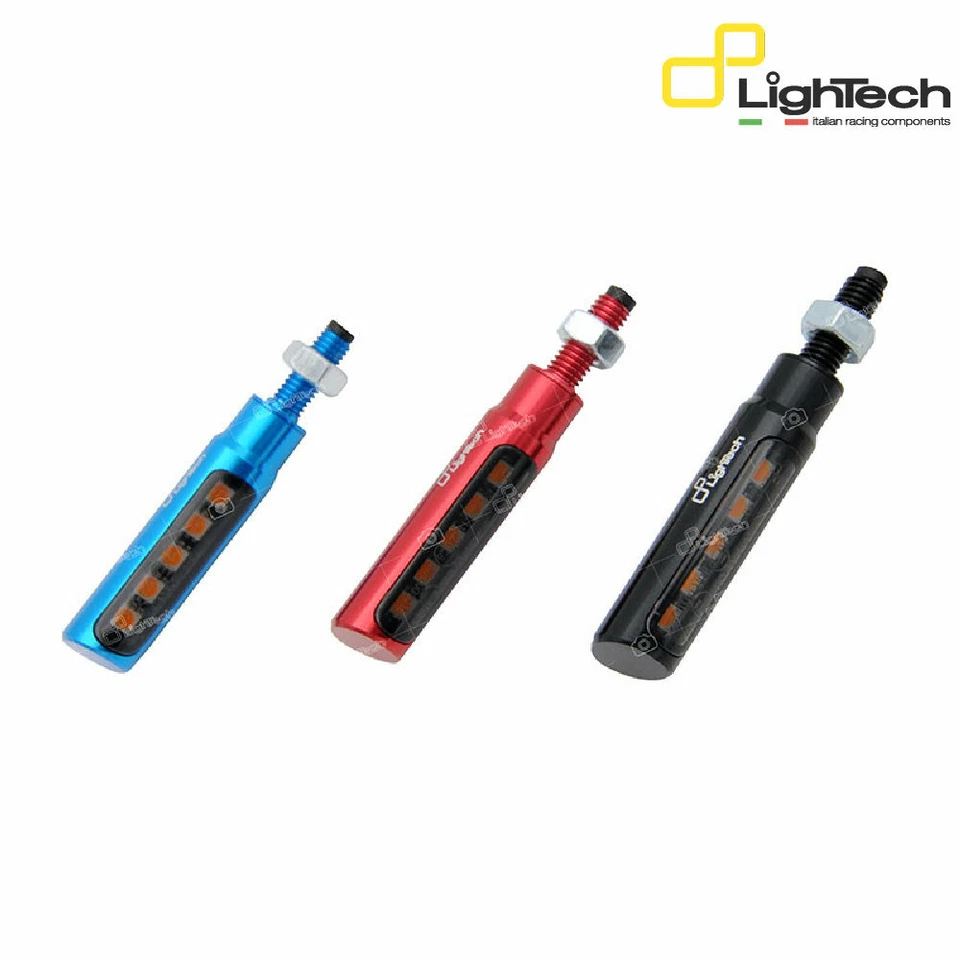 LIGHTECH Coppia Frecce Indicatori Direz Om E8 Rosso Kawasaki ZX6R 2003 > 2017 Foto 3 de 3