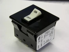 Sensata Airpax 203-222-1-502-4-1-13 5A 3 Pole Illuminated Rocker Circuit Breaker