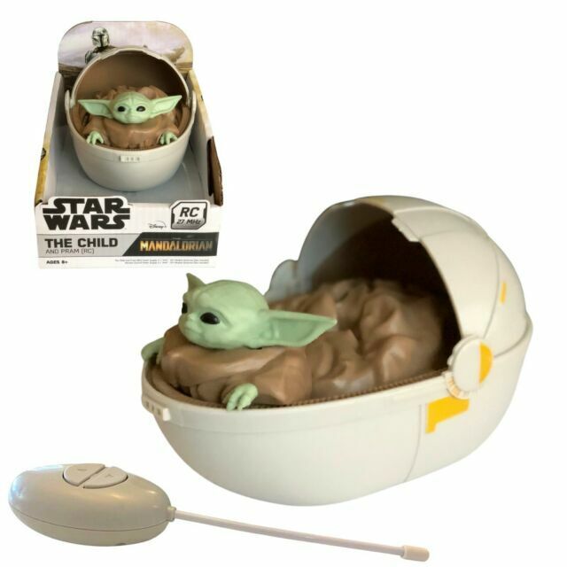 The Mandalorian Baby Yoda in Pram for sale online Disney Star Wars