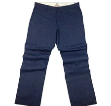 Dockers Pacific Collection Men's Modern Khaki Striped Blue Dress Pants 36x32