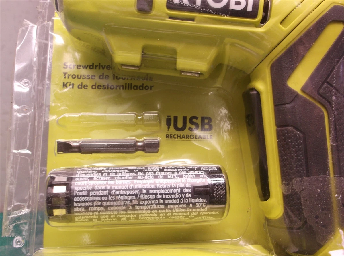 RYOBI USB Lithium Screwdriver Kit FDV50K