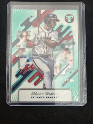 2025 Topps Pristine - Matt Olson #97 Aqua Refractor /199