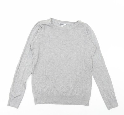 Grauer Damenpullover UK-Größe 12 von Pep&Co