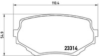 Brembo Bremsbelagsatz Scheibenbremse Prime P 79 009 FüR Suzuki Vitara ET 1 FT HT