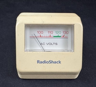 Vintage RadioShack AC Voltage Monitor Wall Outlet 22-107