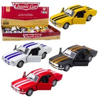 Autko Klasyczne Z NapęDem Pull-Back Metalowe MIX Lean Toys