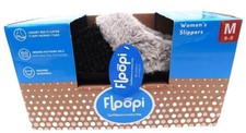 NEW Womens Cozy Faux Fur Memory Foam Slippers Sz M 8-9 Indoor Outdoor Floopi