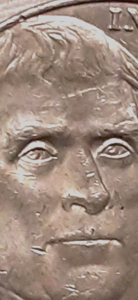 2012-P Jefferson Nickel VF Rare DDO Obverse RPM Multiple Strike Thru Error - Image 3 of 4