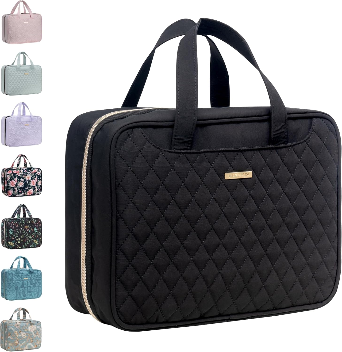 Hanging Travel Toiletry Bag for Women Traveling with Leakproof Compartment Makeu