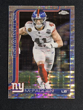 2025 Topps Chrome Micah McFadden Pulsar Refractor #232 Giants