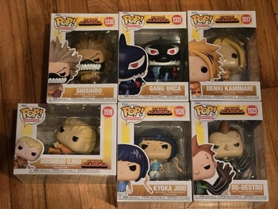 Funko Pop! Vinyl: My Hero Academia 6 Pop Lot! Shishido Orca Denki Kyoka Ojiro +