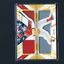 2019 Elite Extra Edition Triple Silhouettes Gold #5 Jo Adell