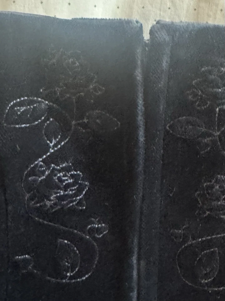 Lodenfrey Dirndl 34 Samt Dunkelblau - Bild 3 von 4