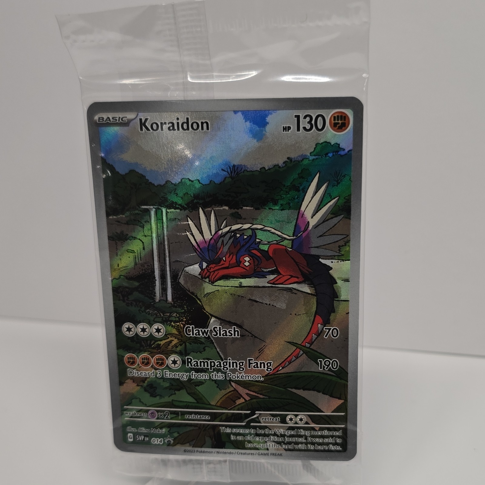 Pokémon Koraidon Promo Card Pack SVP 003 English Sealed 2023