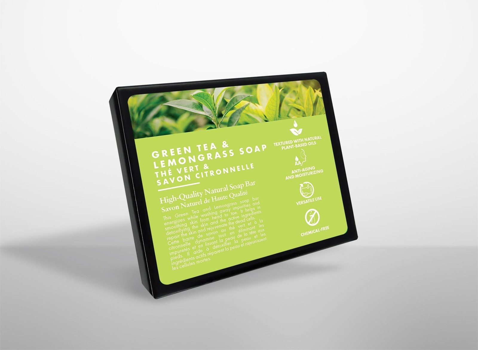 Proline100 Soap - All Natural - Green Tea & Lemongrass