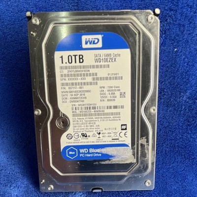 Western Digital WD Blue WD10EZEX 1TB 7200RPM 3.5'' SATA HDD 64MB Cache