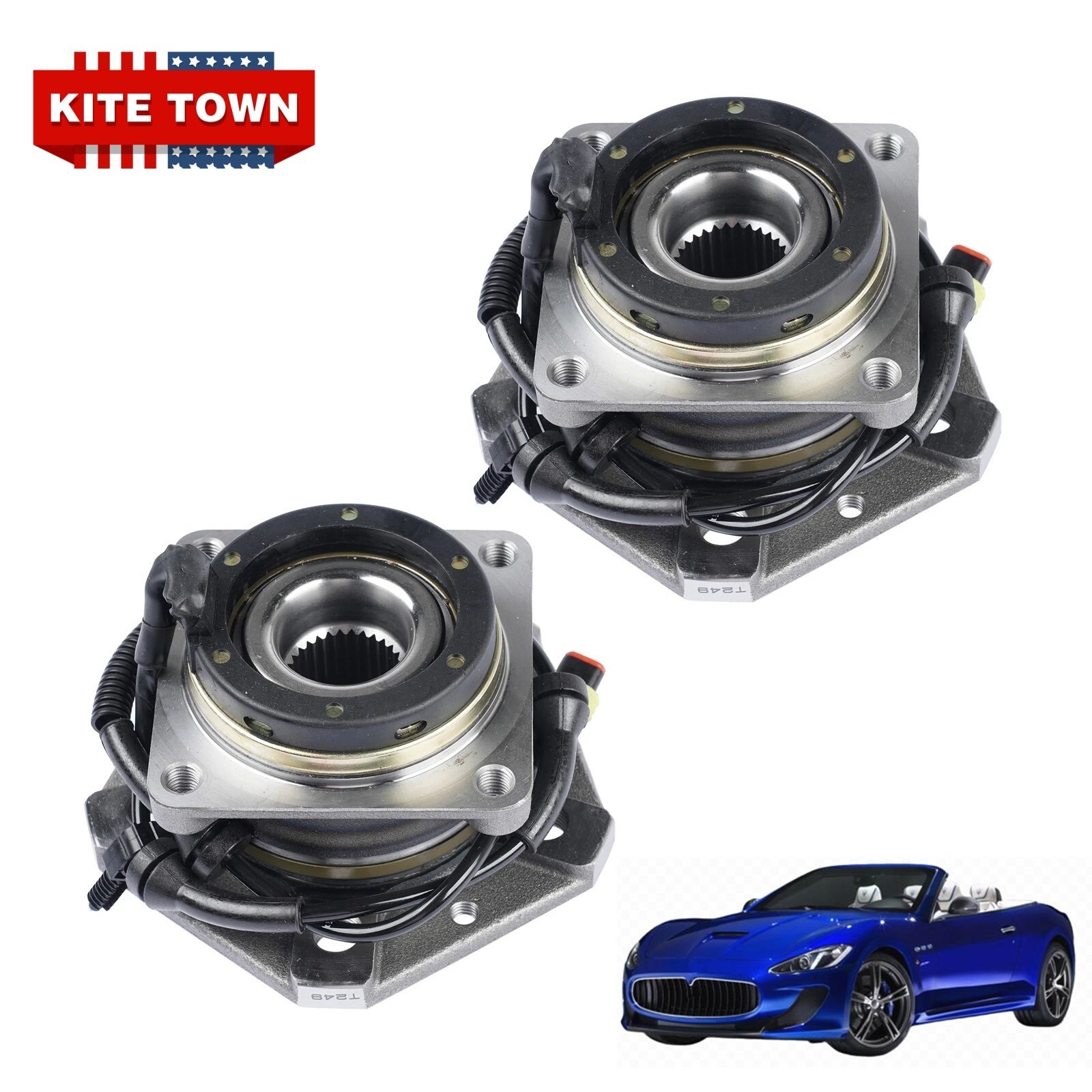 2* Wheel Hub Bearing For Maserati Quattroporte & Granturismo For 000197118